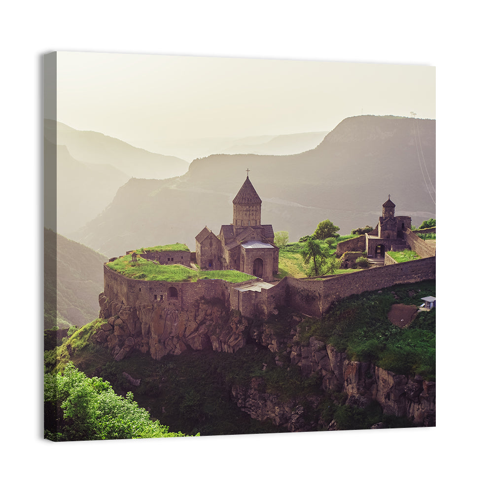 Tatev Monastery at Golden Hour Wall Art