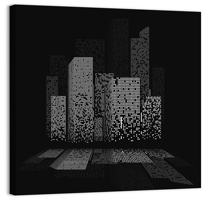 City Lights Abstract Wall Art