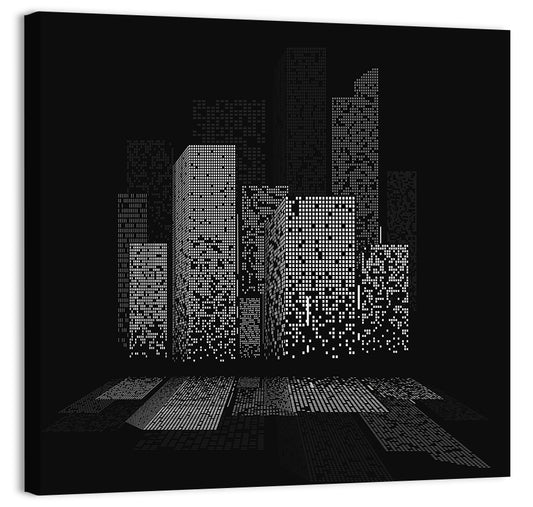 City Lights Abstract Wall Art