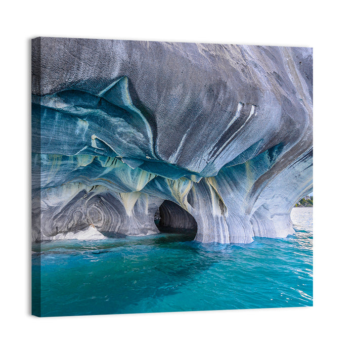 General Carrera Marble Caves Wall Art as a canvas print