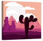 Saguaro Sunset Wall Art