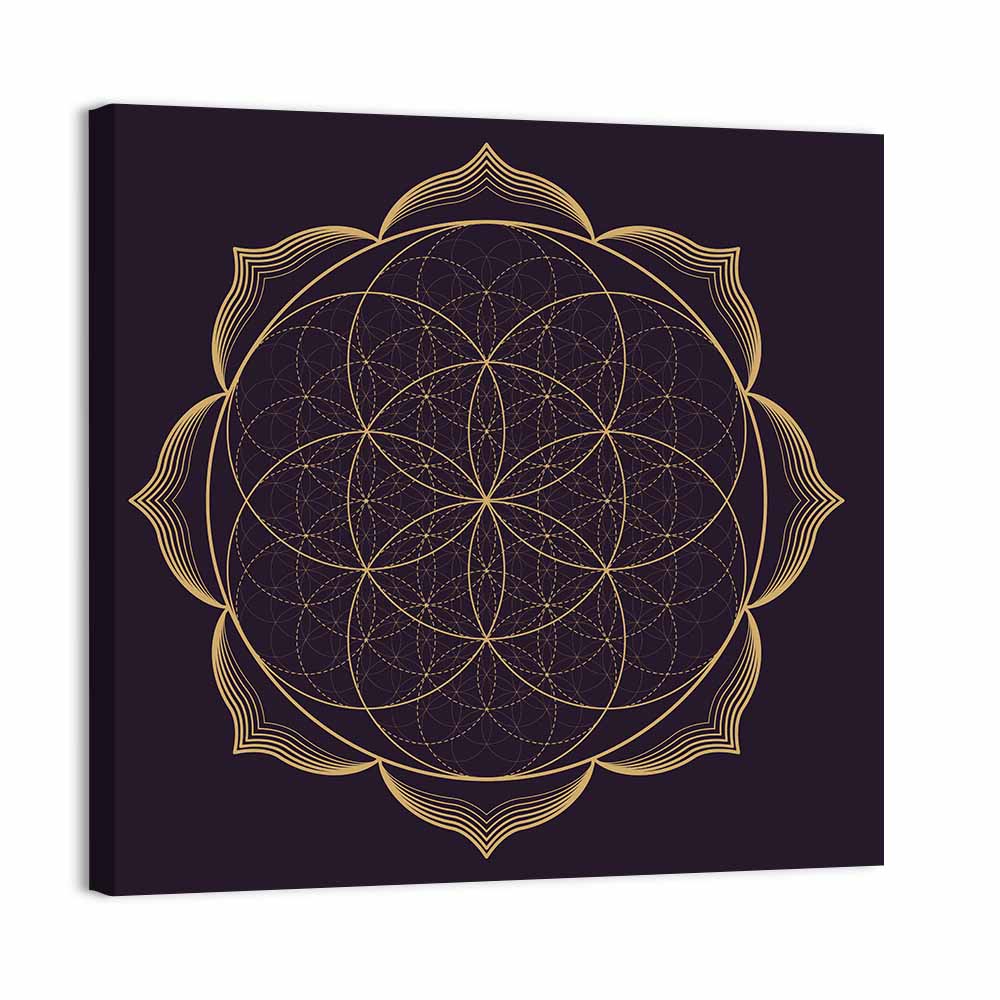 Mandala Sacred Geometry Wall Art