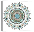 Layered Feather Mandala Wall Art