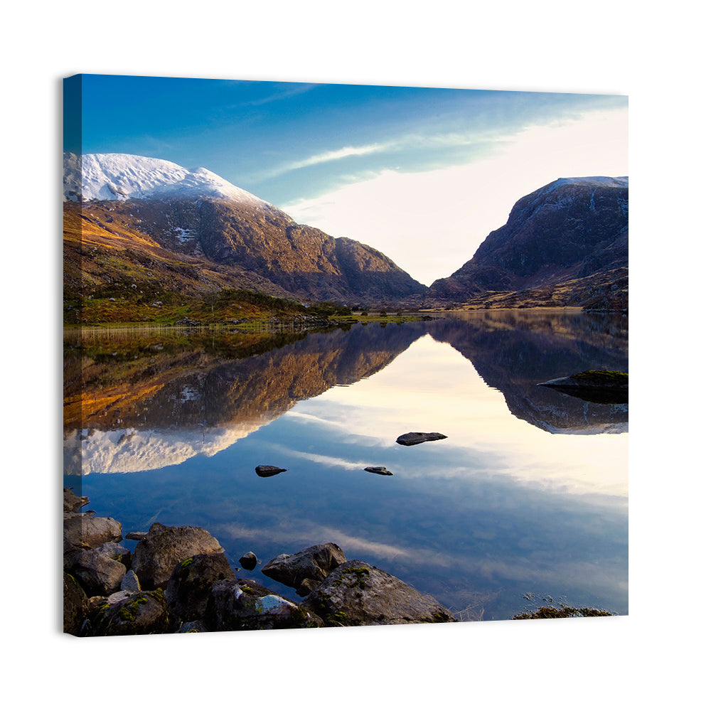 Auger Lake Morning Reflection Wall Art