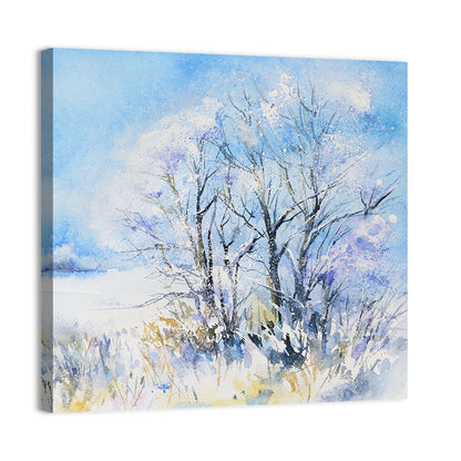 Watercolor Winter Concept Wall Art