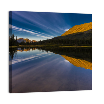 Rainbow Lake in Aleutian Mountains Wall Art