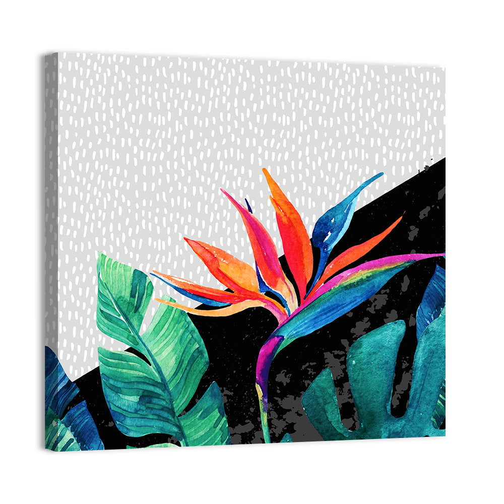 Exotic Flower Illustration Wall Art