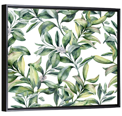 Snowberry Leaves Wall Art