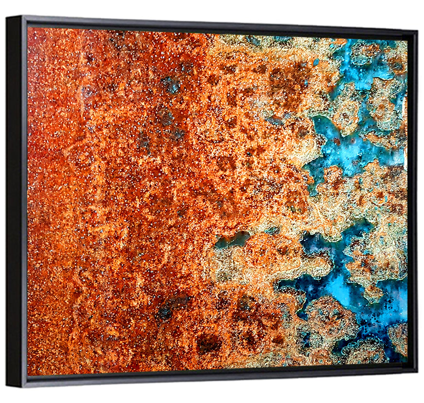 Oxidized Steel Abstract Wall Art