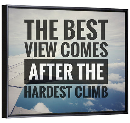 Hardest Climb Wall Art