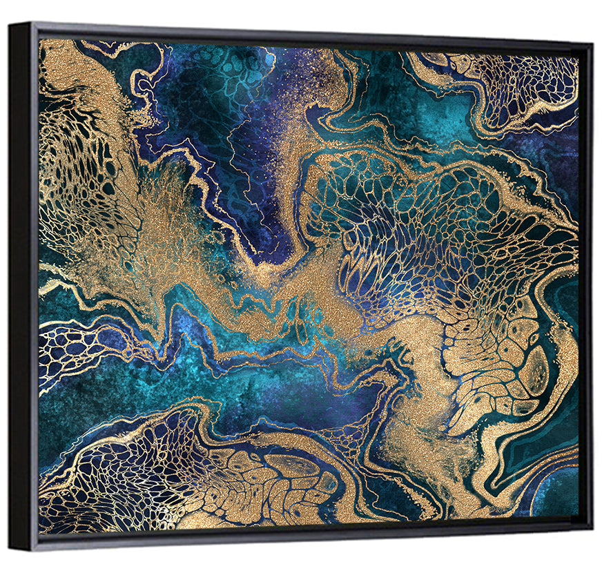 Gilded Geode Abstract Wall Art