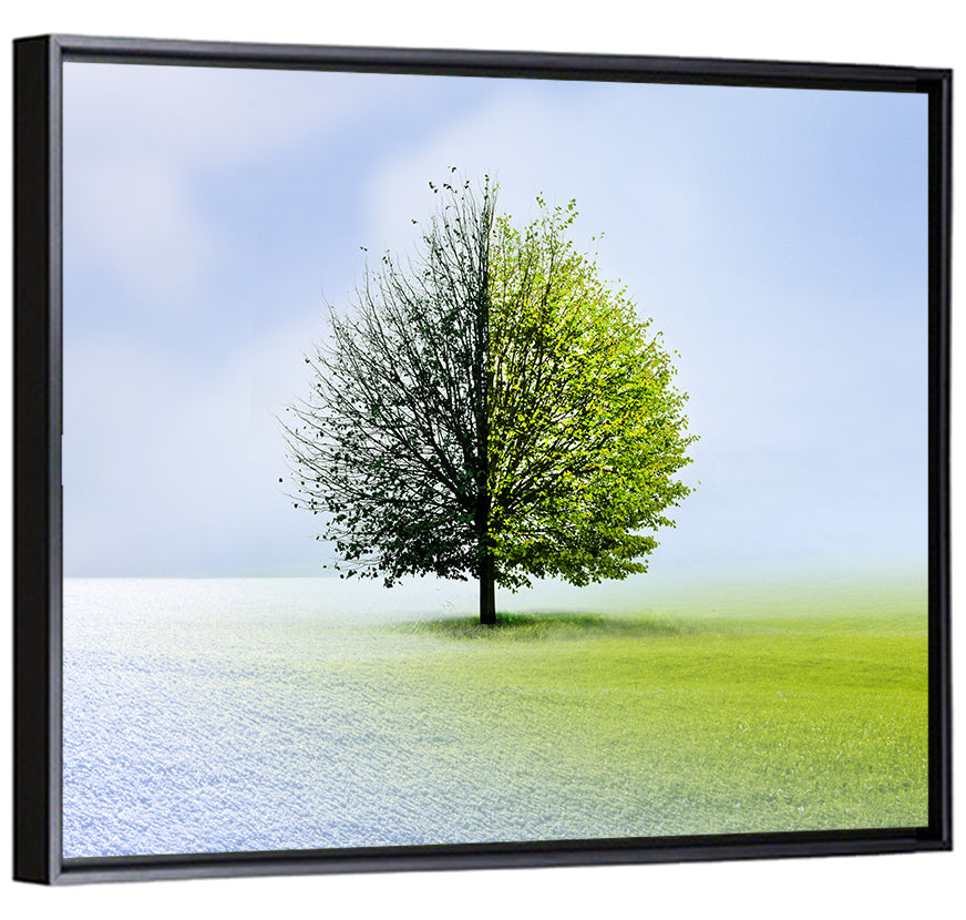 Winter to Spring Tree Wall Art