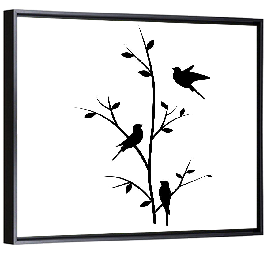 Birds on Branches Wall Art