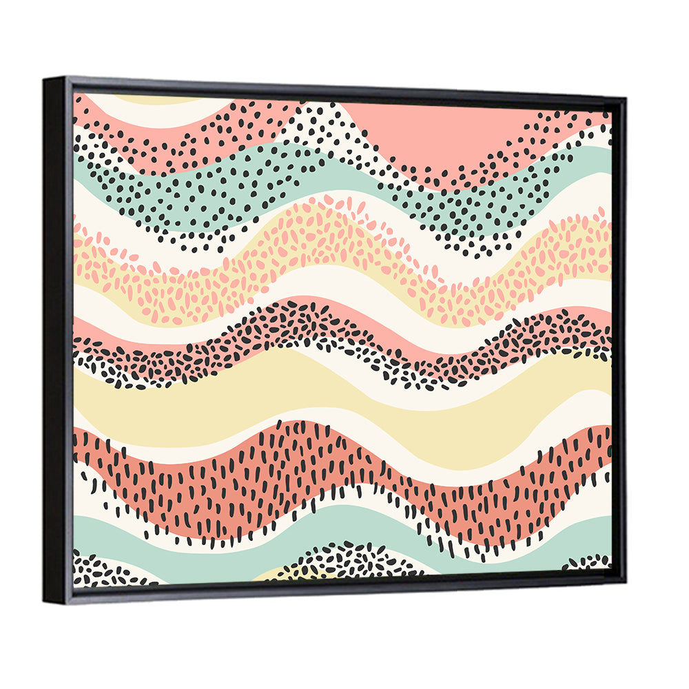 Pastel Pond Waves Wall Art