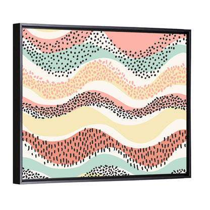 Pond Waves Abstract Wall Art