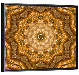 Geometric Mandala Pattern Wall Art