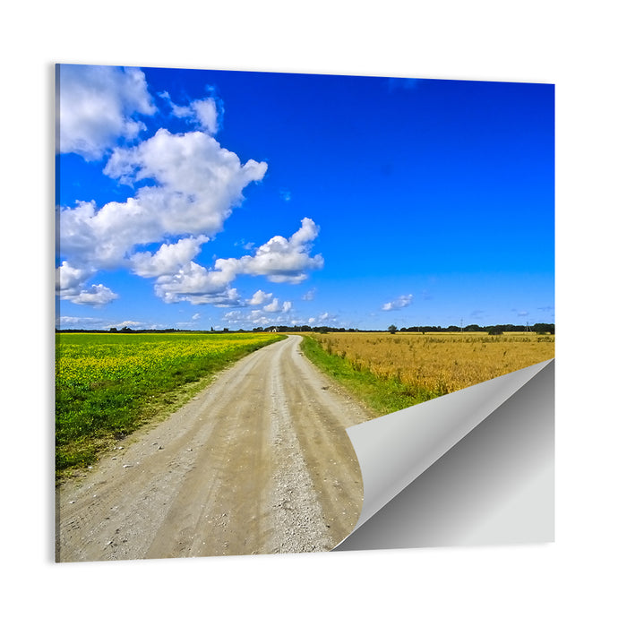 Estonian Summer Fields Wall Art as a poster print