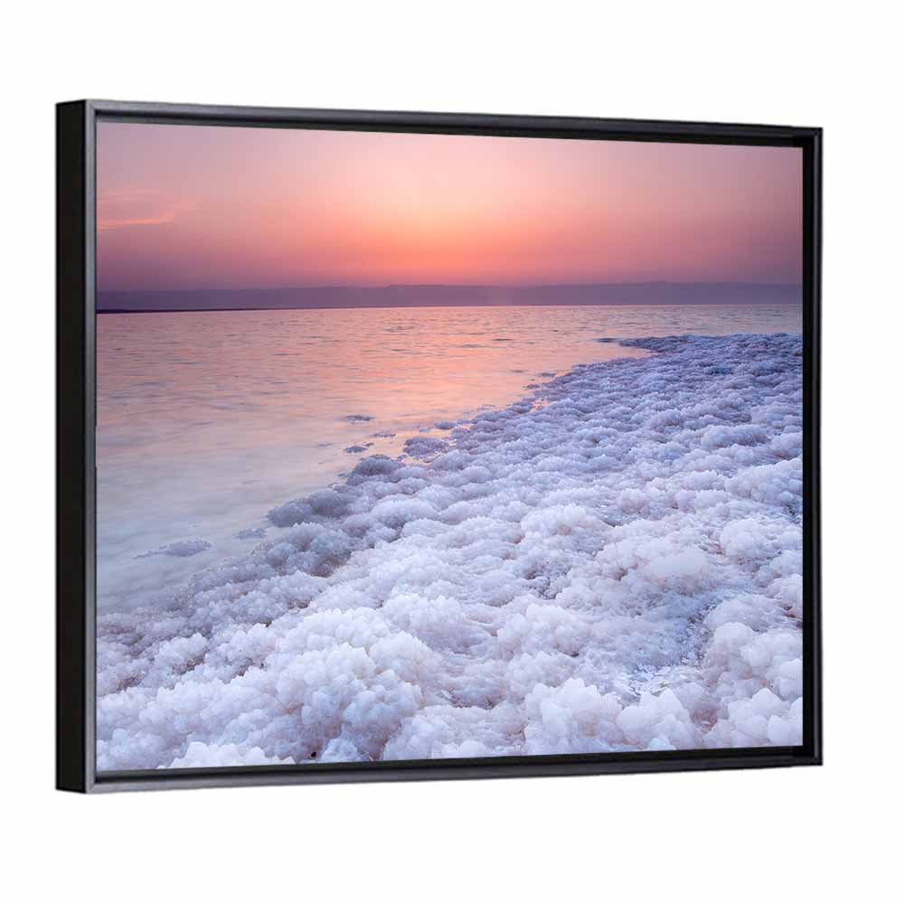 Dead Sea Salty Beach Wall Art