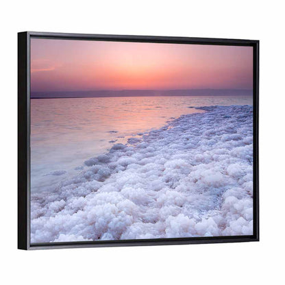 Dead Sea Salty Beach Wall Art
