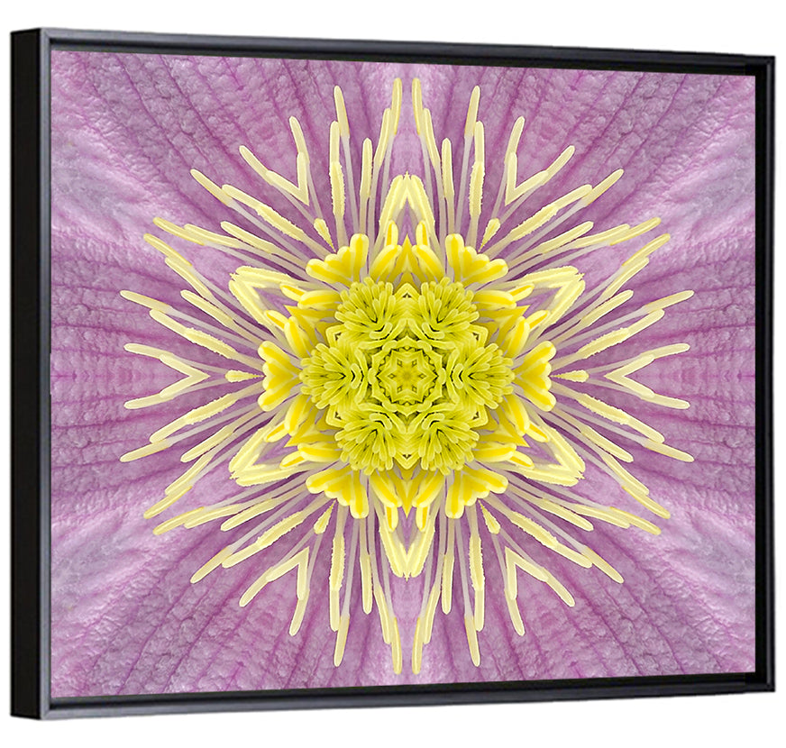 Concentric Mandala Floral Wall Art