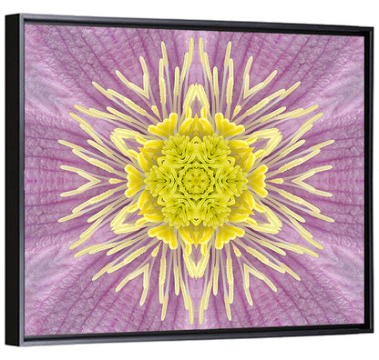 Concentric Mandala Floral Wall Art