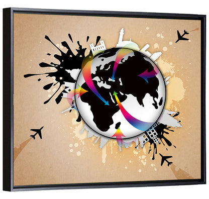 World Tour Concept Wall Art