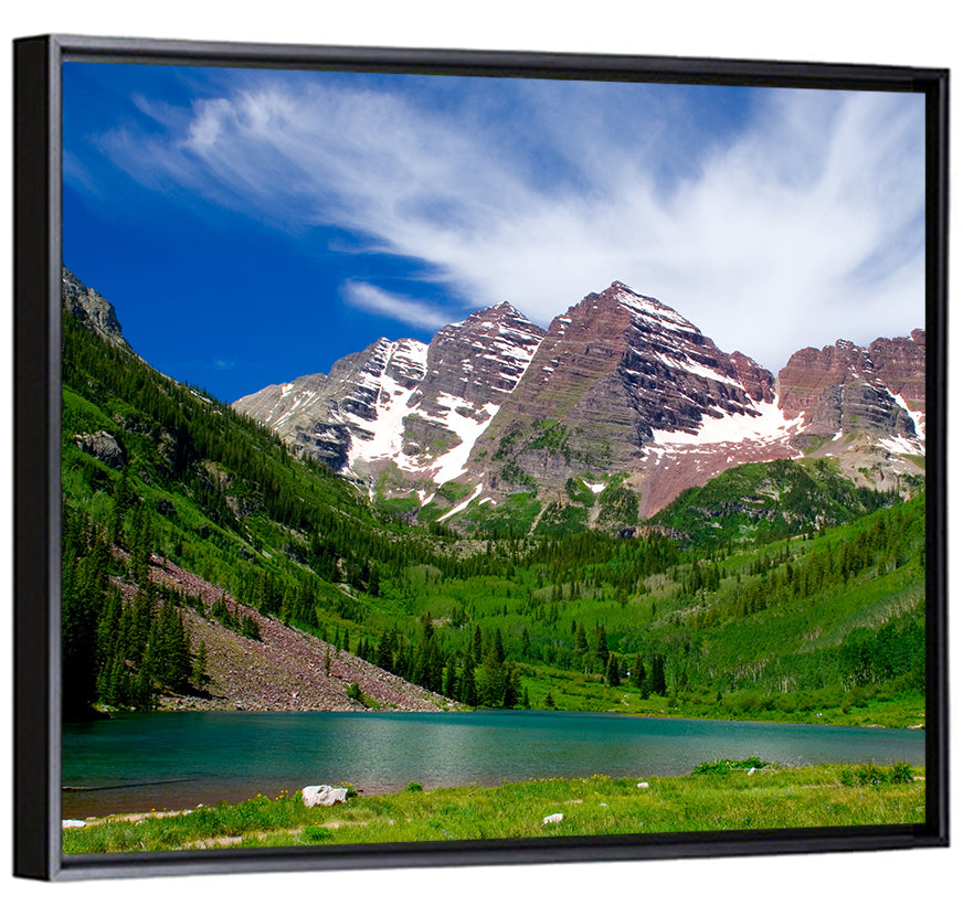 Maroon Bells Reflections at Maroon Lake Wall Art