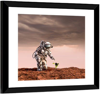 Mars Life Concept Wall Art