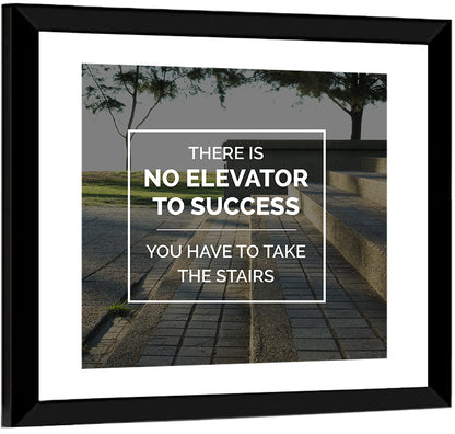 Elevator to Success Wall Art