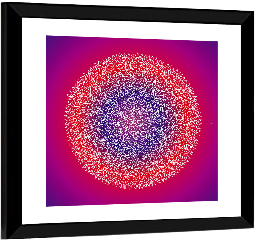 Colorful Circular Mandala Wall Art