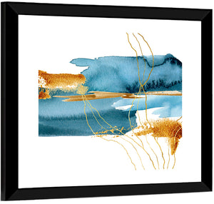 Underwater Plant Abstract Wall Art