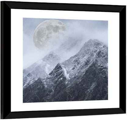 Moon & Mountains Wall Art