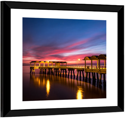 Jekyll Island Pier Wall Art