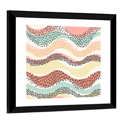 Pond Waves Abstract Wall Art