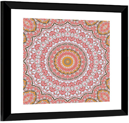 Round Mosaic Mandala Wall Art