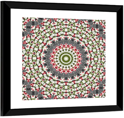 Mosaic Mandala Wall Art