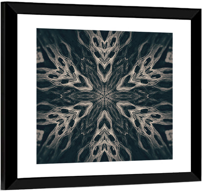 Gothic Demon Mandala Wall Art