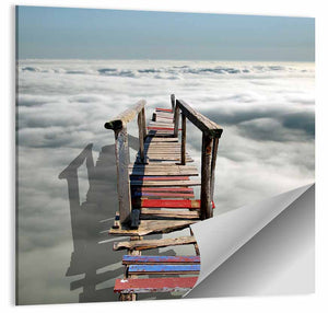 Bridge Over Clouds Wall Art