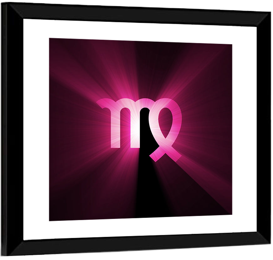 Virgo Symbol Wall Art