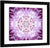 Kaleidoscopic Concentric Floral Wall Art