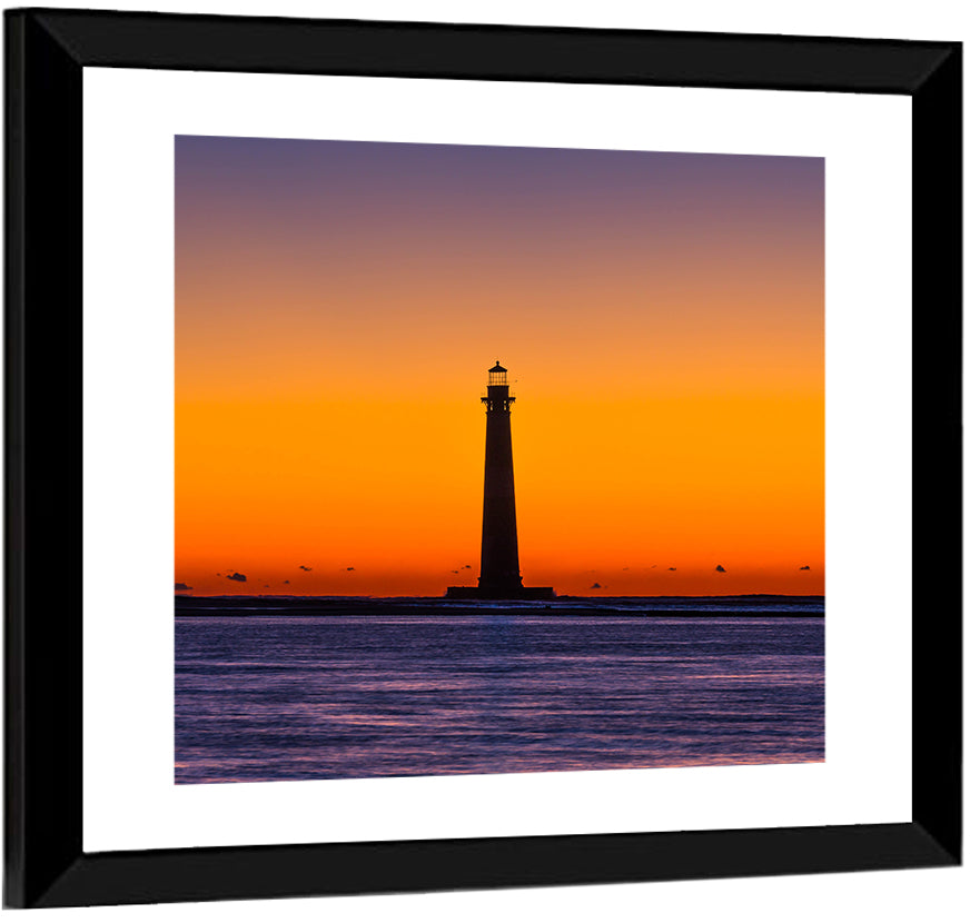 Lighthouse Sunset Wall Art