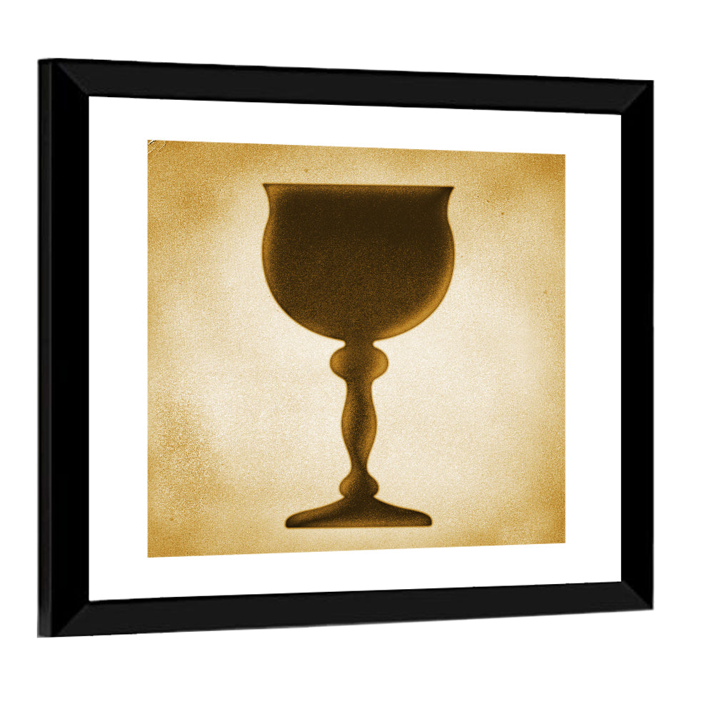 Holy Grail Chalice Illustration Wall Art