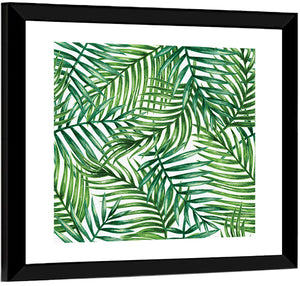 Palm Leaves Pattern I Wall Art