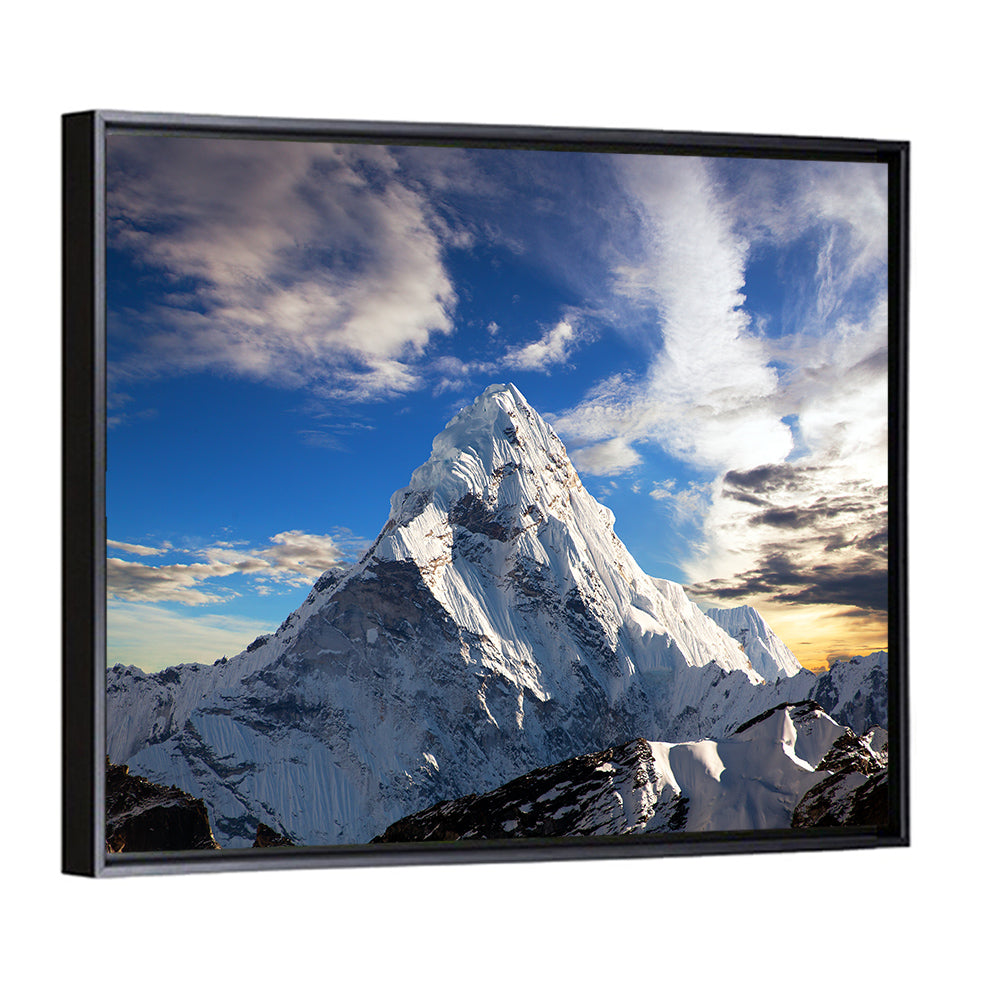 Ama Dablam at Golden Dusk Wall Art