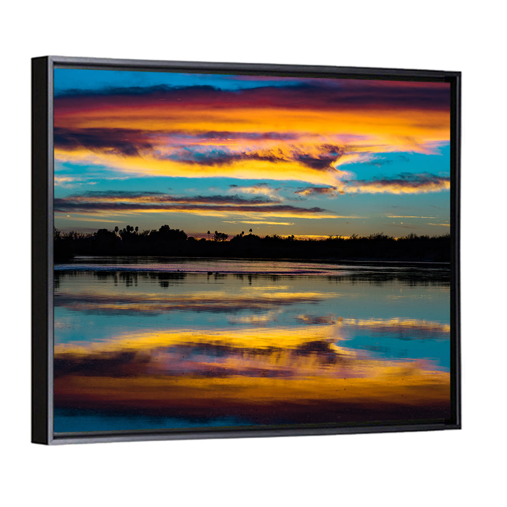 Colorado River Dusk Reflection Wall Art