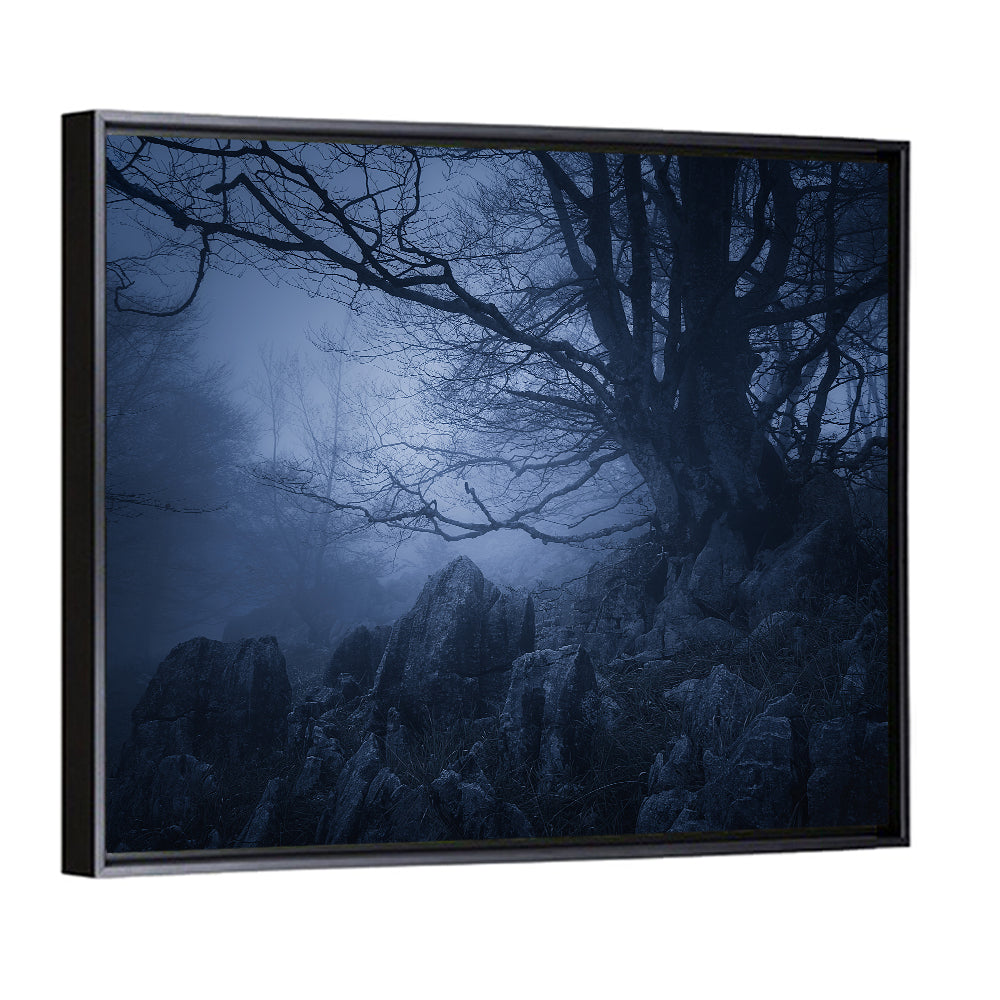 Gnarled Tree at Twilight Wall Art