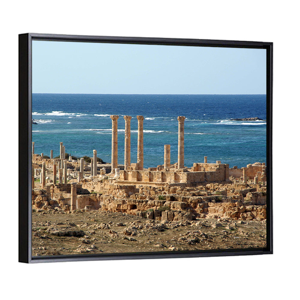Leptis Magna Coastal Ruins Wall Art