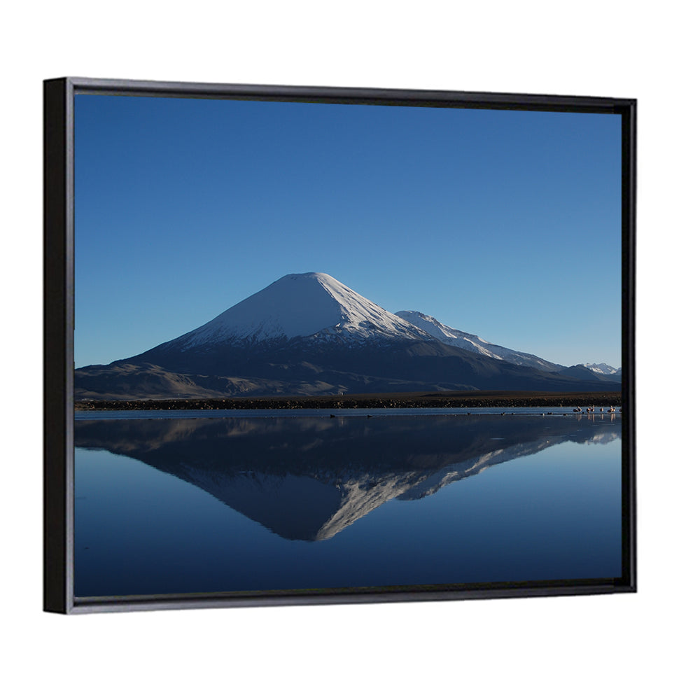 Chungara Lake Reflection Wall Art