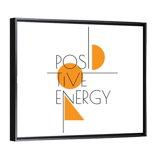 Positive Energy Minimalist Wall Art