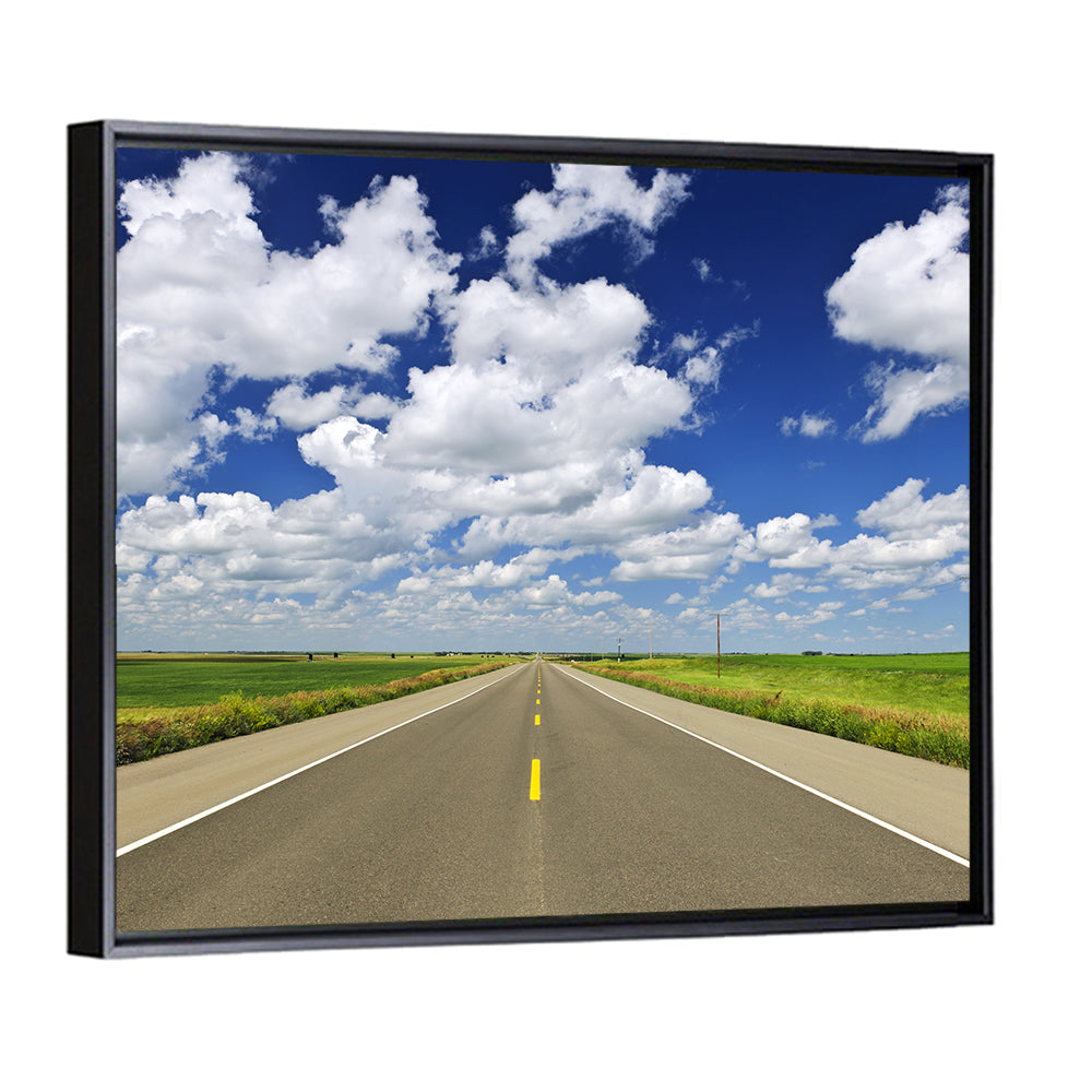 Saskatchewan Prairie Highway Wall Art